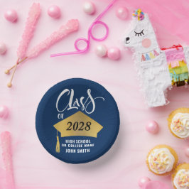 Minimalistisch Gold Afstudeerder Pet Stijlvolle Gr Papieren Kommen