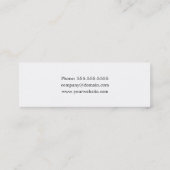 Minimalistisch Gold Consultant-Visitekaartje Mini Visitekaartje (Achterkant)