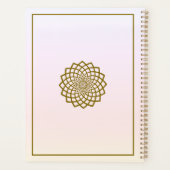 Minimalistisch Gold Mandala Planner (Achterkant)