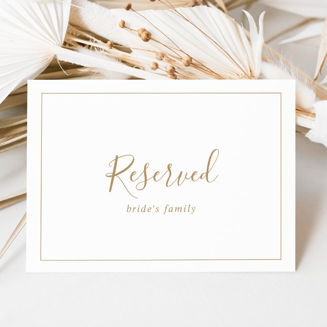 Minimalistisch Gold-reserveringsteken (Creator heeft geüpload)