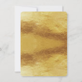 Minimalistisch Gold Script 50ste bruiloft Jubileum Kaart (Achterkant)