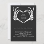 Minimalistisch Gothic skelet handen Baby shower Kaart (Voorkant)
