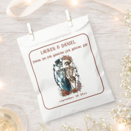 Minimalistisch Gotisch Skelet Wedding Favor Tassen Bedankzakje