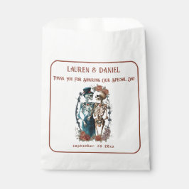 Minimalistisch Gotisch Skelet Wedding Favor Tassen Bedankzakje