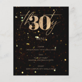 Minimalistisch goud 30e budget verjaardagsfeestje 