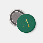 Minimalistisch goud ontwerp met succesdiscipline magneet (Voorkant / Achterkant)