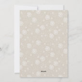 Minimalistisch Goud Script Foto Vrolijk Kerstfeest Feestdagenkaart (Achterkant)