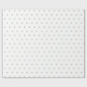 Minimalistisch goud wit Magen David patroon elegan Cadeaupapier (Vlak)