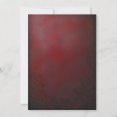 minimalistisch gouden roos bruiloft kaart (Achterkant)