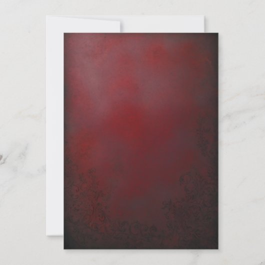 minimalistisch gouden roos bruiloft kaart (Achterkant)