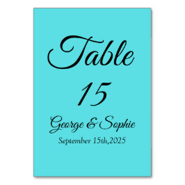 Minimalistisch gouden tafelnummer voor evenementen