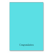 Minimalistisch gouden tafelnummer voor evenementen (Achterkant)