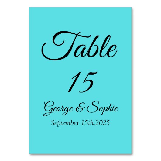 Minimalistisch gouden tafelnummer voor evenementen (Voorkant)