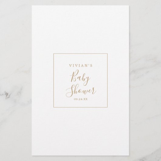 Minimalistisch goudmam of pappelspel (Achterkant)