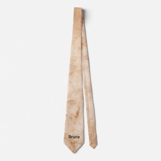 Minimalistisch goudmarmer stropdas (Voorkant)