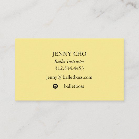 Minimalistisch goudschildergetextureerd visitekaar visitekaartje (Achterkant)