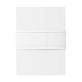 Minimalistisch goudweddenschap uitnodigingen wikkel (Achterkant Voorbeeld)