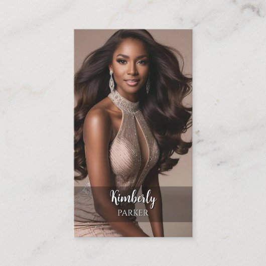 minimalistisch gradiënt Visitekaartje (Voorkant)