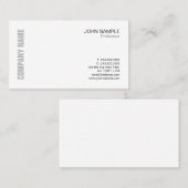 Minimalistisch grafisch modern professioneel ontwe visitekaartje (Voorkant / Achterkant)