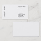 Minimalistisch grafisch modern professioneel ontwe visitekaartje (Voorkant / Achterkant)