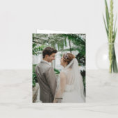 Minimalistisch grafisch monogram - bruiloftsend co (Achterkant)