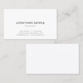Minimalistisch grafisch ontwerp Moderne trendy Sja Visitekaartje (Voorkant / Achterkant)