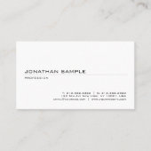 Minimalistisch grafisch ontwerp van modern ontwerp visitekaartje (Voorkant)