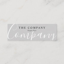 Minimalistisch grafisch type kalm grijs mini-Visit