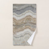 minimalistisch graniet bruine marmer uit scandinav bad handdoek (Handdoek)
