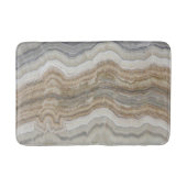 minimalistisch graniet bruine marmer uit scandinav badmat (Voorkant)