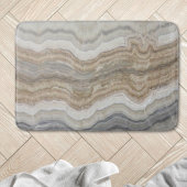 minimalistisch graniet bruine marmer uit scandinav badmat