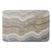 minimalistisch graniet bruine marmer uit scandinav badmat (Voorkant)