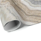 minimalistisch graniet bruine marmer uit scandinav cadeaupapier (Rol Hoek)