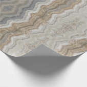 minimalistisch graniet bruine marmer uit scandinav cadeaupapier (Hoek)