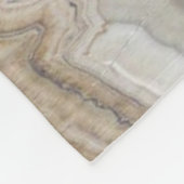 minimalistisch graniet bruine marmer uit scandinav fleece deken (Hoek)