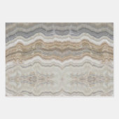 minimalistisch graniet bruine marmer uit scandinav inpakpapier vel (Voorkant 2)