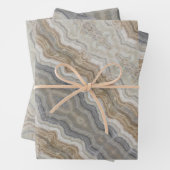 minimalistisch graniet bruine marmer uit scandinav inpakpapier vel (In situ)