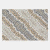 minimalistisch graniet bruine marmer uit scandinav inpakpapier vel (Voorkant)