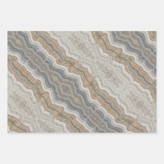 minimalistisch graniet bruine marmer uit scandinav inpakpapier vel (Voorkant)