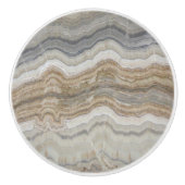 minimalistisch graniet bruine marmer uit scandinav keramische knop (Voorkant)