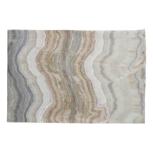 minimalistisch graniet bruine marmer uit scandinav kussensloop (Achterkant-Links)