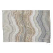 minimalistisch graniet bruine marmer uit scandinav kussensloop (Voorkant-Links)