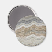 minimalistisch graniet bruine marmer uit scandinav magneet (Voorkant / Achterkant)