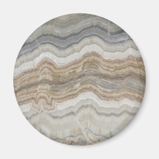 minimalistisch graniet bruine marmer uit scandinav magneet (Voorkant)