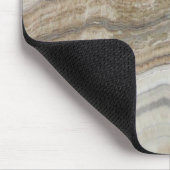 minimalistisch graniet bruine marmer uit scandinav muismat (Hoek)