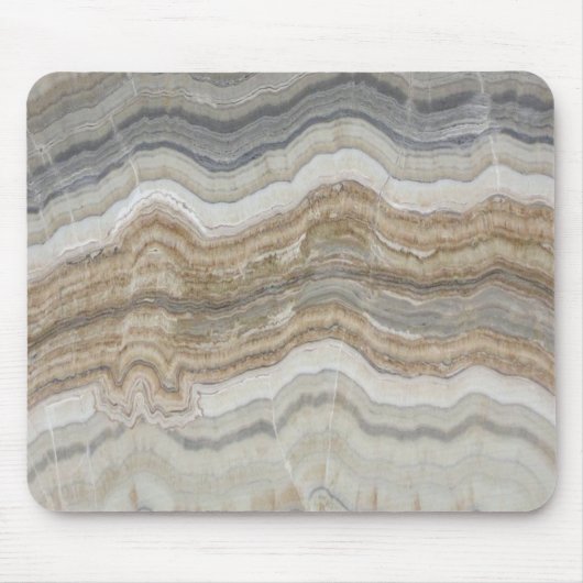 minimalistisch graniet bruine marmer uit scandinav muismat (Voorkant)