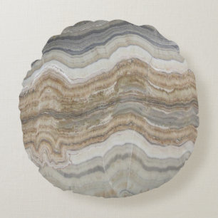 minimalistisch graniet bruine marmer uit scandinav rond kussen