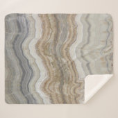 minimalistisch graniet bruine marmer uit scandinav sherpa deken (Voorkant (horizontaal))