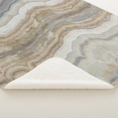 minimalistisch graniet bruine marmer uit scandinav sherpa deken (3/4)