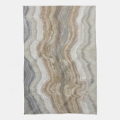 minimalistisch graniet bruine marmer uit scandinav theedoek (Verticaal)